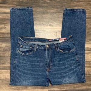 Izod Slim Straight Comfort Jeans Mens Size 36x30